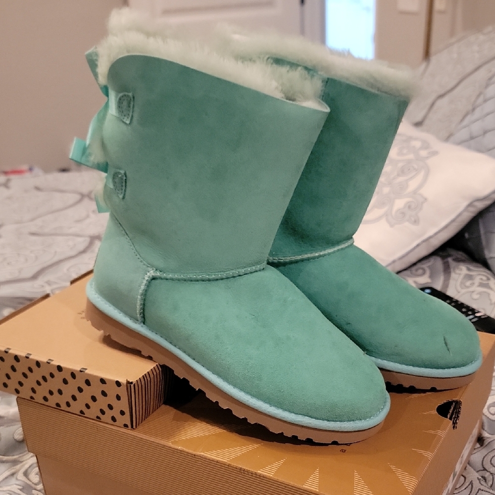 UGG Mint Shearling Ankle Boots